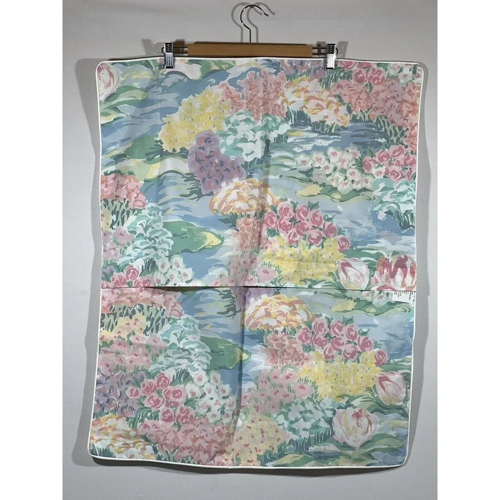 Claude Monet Giverny Floral Pillowcase Set Cottagecore Garden Impressionist